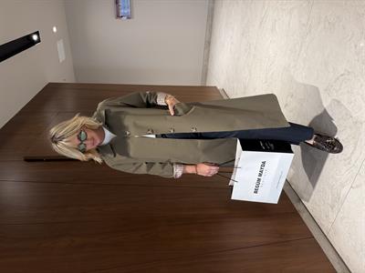 İçi Ekose Astarlı , Haki , Premium Trençkot