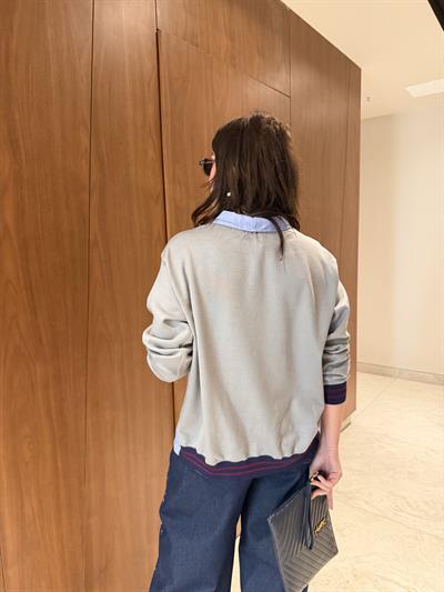 Orijinal Model , %100 Cotton , Triko Detaylı , Tasarım Gömlek