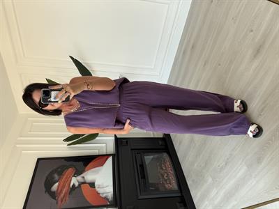 Mor , Tencel Modal , Bluz & Pantolon Takım