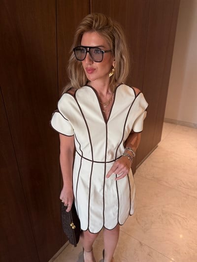 Orijinal Model , Acıkahve Biyeli , Tasarım Premium Elbise