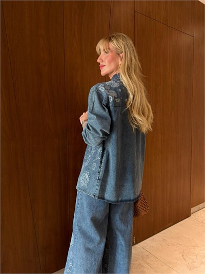Orijinal Model , Nakışlı , Premium Jean Takım