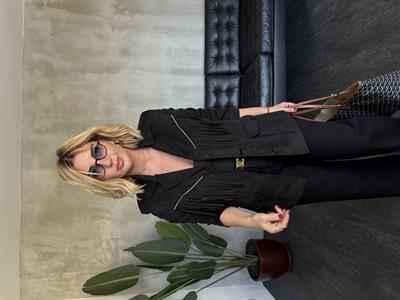 Orijinal Model , Püsküllü , Premium , Siyah Ceket