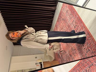 Çıkabilir Kapüşonlu , Trençkot Detaylı , Taş & Lacivert Takım