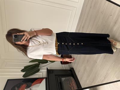 Önden Düğmeli , Jean Etek