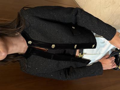 Orijinal Marka , Gold Düğmeli , Parıltılı Tüvit Ceket