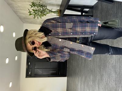 Orijinal Model , Ekoseli , Premium Mevsimlik Mont