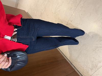 Acı Kahve Kemerli , Dikiş Detaylı , Palazzo Jean