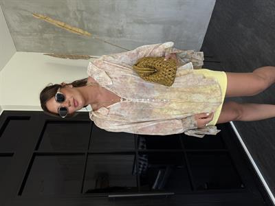 Orijinal Model , Renkli Şifon Bluz