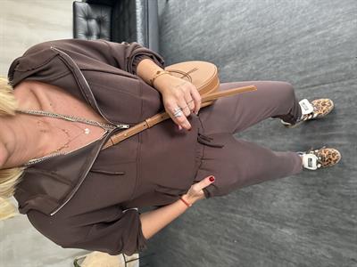 İthal Modal Acı Kahve Eşofman Takımı