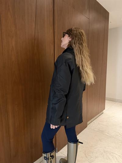 Orijnal Model , Yağlı Dokuda , Lacivert , Klasik Tasarım Mont