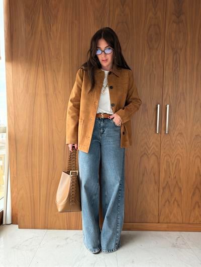 Baggy Palazzo , Eskitme Mavi Jean