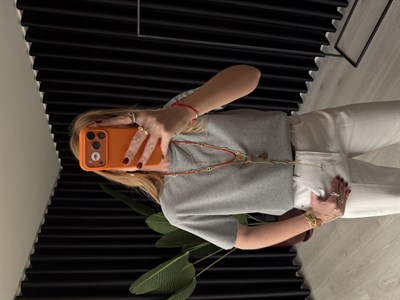 Orijinal Marka , Gri , Pamuklu T-shirt