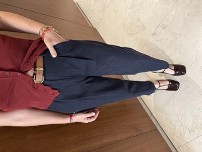 Taba Kemerli , Likralı Gabardin , Havuç Model , Jean Pantolon