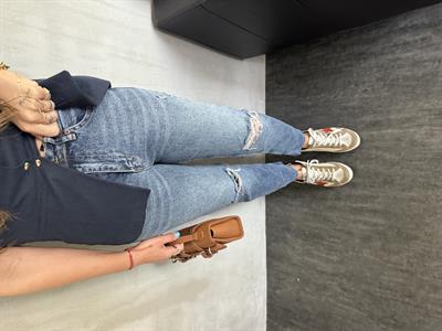 Orijinal Marka , Yırtık Detaylı , Kesik Paça Jean