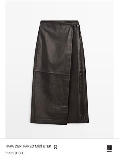 Orijinal Model , Napa Deri , Acı Kahve Etek