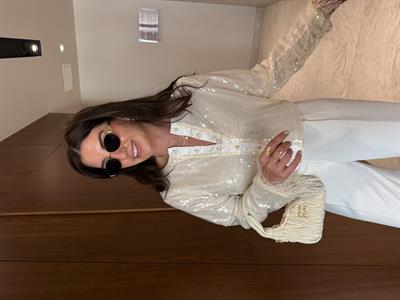 Orijinal Model , Ekru Payetli Ceket