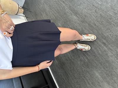 İçi Şortlu , Lacivert , Premium Etek