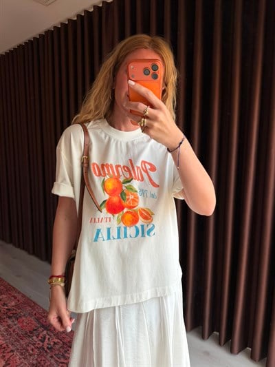 Palermo , Ekru T-shirt