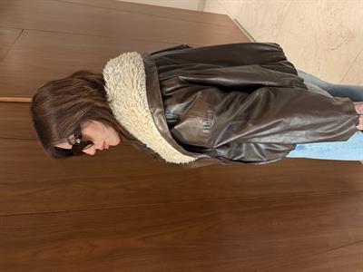 Orijinal Model , Yakası Kürklü , Acı Kahve Bomber , Deri Mont