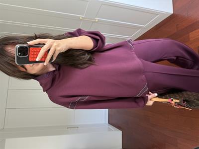 Mürdüm, Orijinal Model, Taş Biyeli Premium Modal Eşofman Takımı