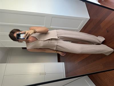 Ekstra Rahat , Bej , Premium Yelek & Pantolon Takım