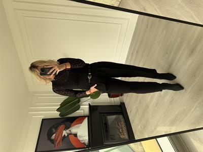 Kemerli Siyah Premium Havuç Siyah Pantolon