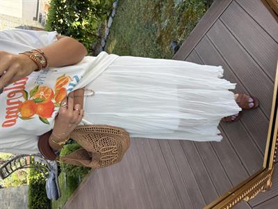 Beyaz Renk , Kraşlı Etek