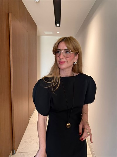 Orijinal Model , Asimetrik Kesim , Siyah Elbise
