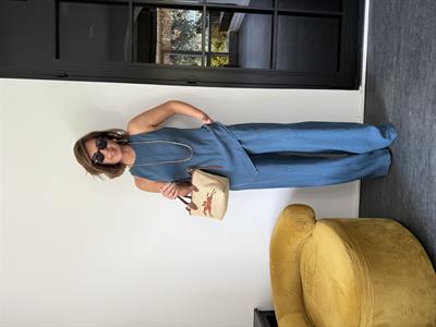 %100 Cotton , İndigo , Premium , Keten Takım