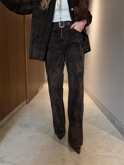 Orijinal Model , Premium , Acıkahve Süet Palazzo