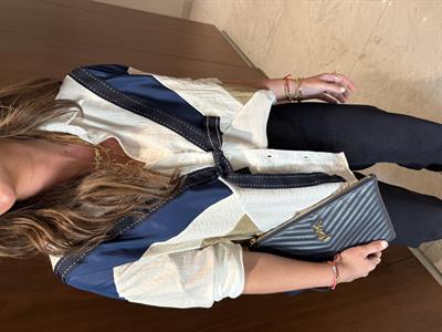 Orijinal Model , Önden Fiyonklu , Paraşüt Kumaş Mix , Tasarım Gömlek