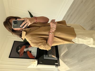 %100 Koton , Camel Premium Gömlek