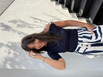 Omzu Gold Aksesuarlı , Lacivert Modal Bluz