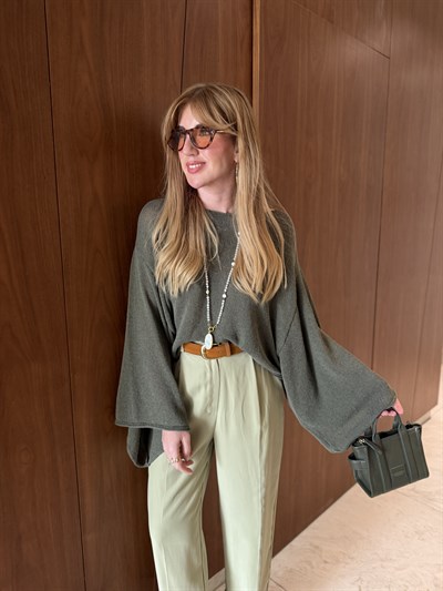 Yarasa Kol , Haki , Kayık Yaka Merserize