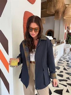 Premium Kalite , Kadife Yakalı , Lacivert Ceket