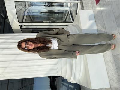 Orijinal Marka, %100 Cotton Haki Müslin Takım