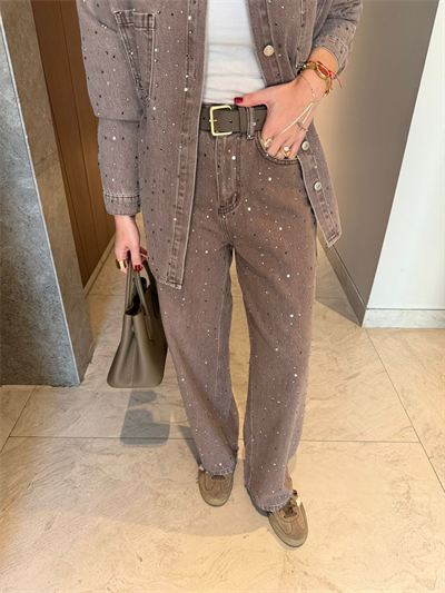 Orijinal Model , Premium Kalite , Full Taş İşlemeli , Vizon Jean Pantolon