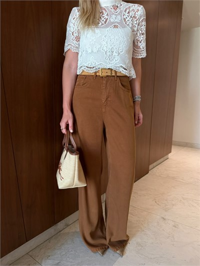 Tarçın , Yumuşacık Tencel Jean Pantolon