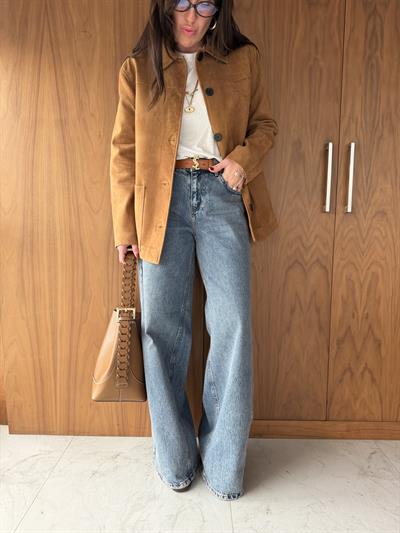 Baggy Palazzo , Eskitme Mavi Jean