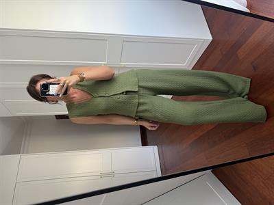 Ekstra Rahat , Yeşil , Premium Yelek & Pantolon Takım