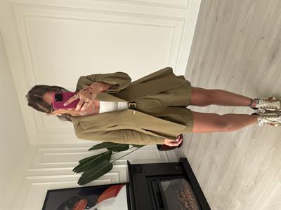 Haki, Premium Blazer & Şortlu Takım