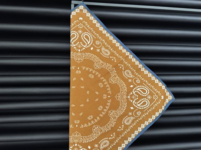 70x70 cm Taba Paisley Şal