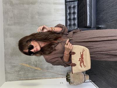 Premium , Kahverengi , Gömlek Etek Takım