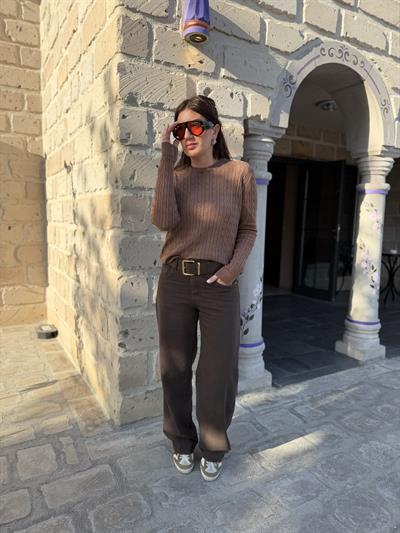 Mng Orijinal Marka , Yumuşacık , Acı Kahve , Tencel Palazzo Jean