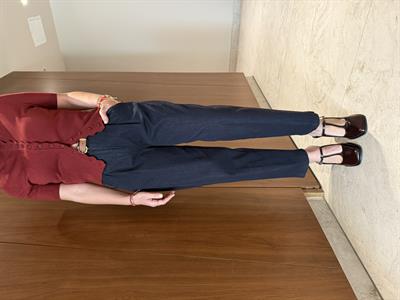 Taba Kemerli , Likralı Gabardin , Havuç Model , Jean Pantolon
