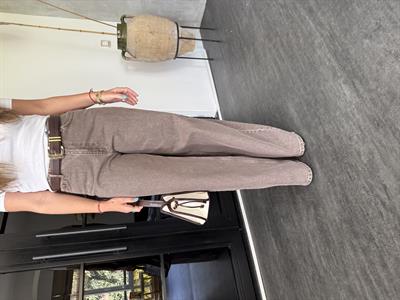 Acı Kahve , Eskitme Efektli , Premium Palazzo Jean