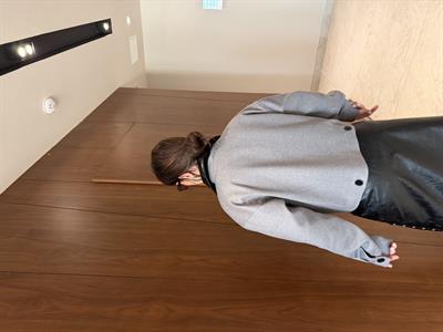 Deri Yakası Çıkabilir , Gri Kaşe Ceket