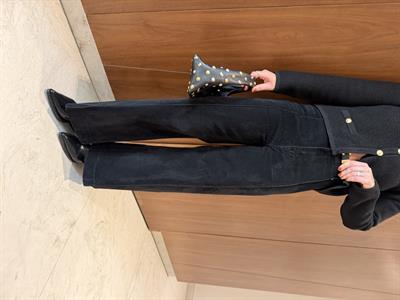 Premium , Siyah , Süet Jean Palazzo