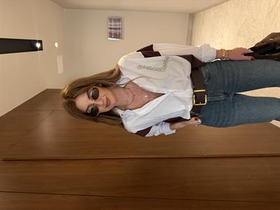 Orijinal Model , Triko Garnili , Taş İşlemeli , Tasarım Beyaz Gömlek