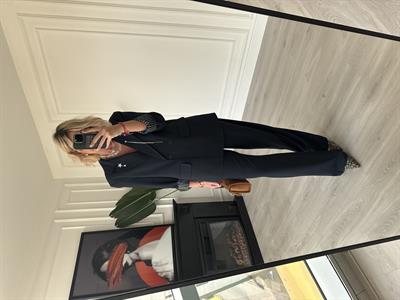 Yıldız Broşlu Lacivert Premium Takım